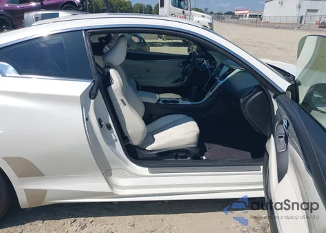 2017 Infiniti Q60 3.0T Red Sport 400 from USA, damaged, VIN JN1FV7EK8HM610539